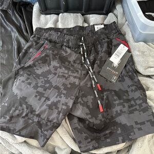 Spyder Black and Gray Camo Shorts
